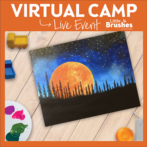 Little Brushes Painting Camp - Harvest Moonlight